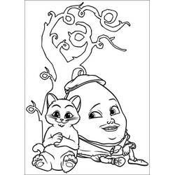 Dibujo para colorear: El Gato con Botas (Películas de Animación) #206797 - Dibujos para Colorear e Imprimir Gratis