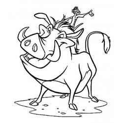 Dibujo El Rey León (Películas de Animación) #73646 para imprimir y colorear