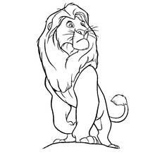 Dibujo para colorear: El Rey León (Películas de Animación) #73716 - Dibujos para Colorear e Imprimir Gratis