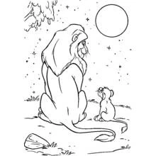 Dibujo para colorear: El Rey León (Películas de Animación) #73726 - Dibujos para Colorear e Imprimir Gratis