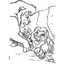 Dibujo para colorear: El Rey León (Películas de Animación) #73756 - Dibujos para Colorear e Imprimir Gratis