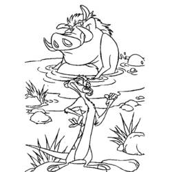 Dibujo El Rey León (Películas de Animación) #73763 para imprimir y colorear