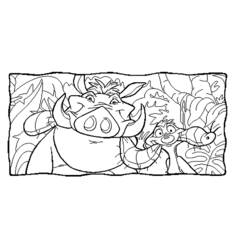 Dibujo El Rey León (Películas de Animación) #73785 para imprimir y colorear