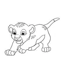 Dibujo para colorear: El Rey León (Películas de Animación) #73828 - Dibujos para Colorear e Imprimir Gratis