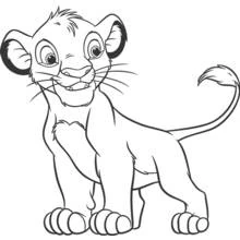 Dibujo para colorear: El Rey León (Películas de Animación) #73857 - Dibujos para Colorear e Imprimir Gratis