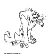 Dibujo para colorear: El Rey León (Películas de Animación) #73884 - Dibujos para Colorear e Imprimir Gratis