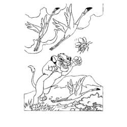 Dibujo El Rey León (Películas de Animación) #73909 para imprimir y colorear