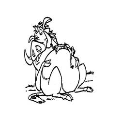 Dibujo El Rey León (Películas de Animación) #73947 para imprimir y colorear