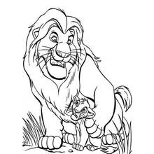 Dibujo para colorear: El Rey León (Películas de Animación) #73958 - Dibujos para Colorear e Imprimir Gratis