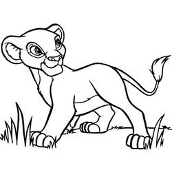 Dibujo El Rey León (Películas de Animación) #74012 para imprimir y colorear