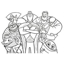 Dibujos para colorear: Hotel Transylvania - Dibujos para Colorear e Imprimir Gratis