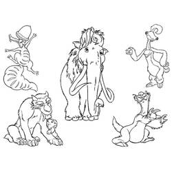 Dibujo Ice Age (Películas de Animación) #205615 para imprimir y colorear
