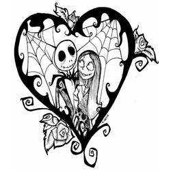 Dibujo Jack Skellington (Películas de Animación) #202303 para imprimir y colorear