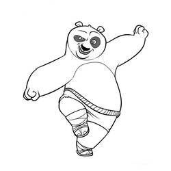 Dibujo para colorear: Kung Fu Panda (Películas de animación) #73339 - Dibujos para Colorear e Imprimir Gratis