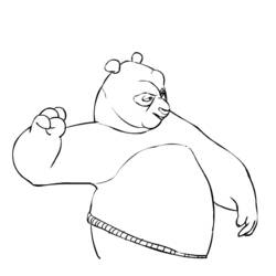 Dibujo para colorear: Kung Fu Panda (Películas de animación) #73409 - Dibujos para Colorear e Imprimir Gratis