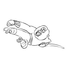Dibujo para colorear: Kung Fu Panda (Películas de animación) #73439 - Dibujos para Colorear e Imprimir Gratis