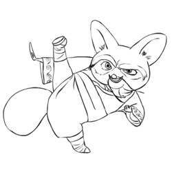 Dibujo para colorear: Kung Fu Panda (Películas de animación) #73443 - Dibujos para Colorear e Imprimir Gratis