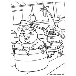 Dibujo para colorear: Kung Fu Panda (Películas de animación) #73449 - Dibujos para Colorear e Imprimir Gratis