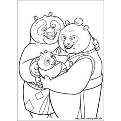 Dibujo para colorear: Kung Fu Panda (Películas de animación) #73462 - Dibujos para Colorear e Imprimir Gratis