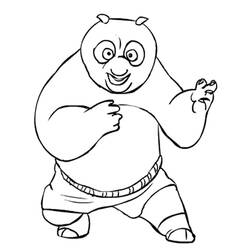 Dibujo para colorear: Kung Fu Panda (Películas de animación) #73506 - Dibujos para Colorear e Imprimir Gratis
