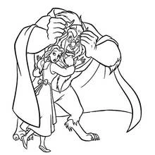 Dibujo La Bella y la Bestia (Películas de Animación) #130896 para imprimir y colorear