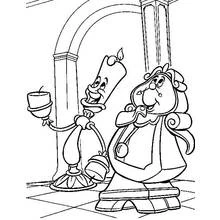 Dibujo La Bella y la Bestia (Películas de Animación) #130923 para imprimir y colorear