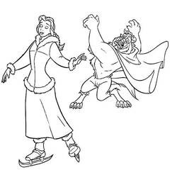 Dibujo La Bella y la Bestia (Películas de Animación) #130949 para imprimir y colorear