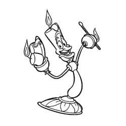 Dibujo La Bella y la Bestia (Películas de Animación) #130953 para imprimir y colorear