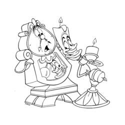 Dibujo La Bella y la Bestia (Películas de Animación) #130984 para imprimir y colorear
