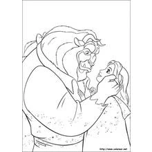 Dibujo La Bella y la Bestia (Películas de Animación) #131039 para imprimir y colorear