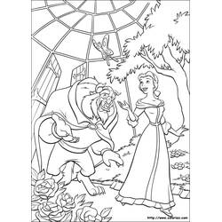 Dibujo La Bella y la Bestia (Películas de Animación) #131047 para imprimir y colorear