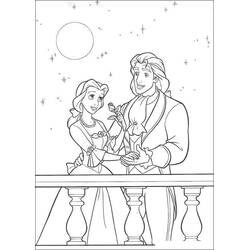 Dibujo La Bella y la Bestia (Películas de Animación) #182122 para imprimir y colorear
