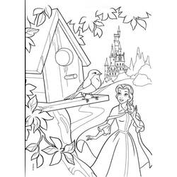 Dibujo La Bella y la Bestia (Películas de Animación) #182124 para imprimir y colorear