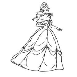 Dibujo La Bella y la Bestia (Películas de Animación) #182138 para imprimir y colorear