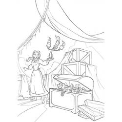 Dibujo La Bella y la Bestia (Películas de Animación) #182146 para imprimir y colorear