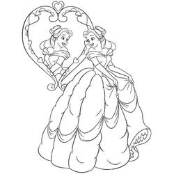 Dibujo La Bella y la Bestia (Películas de Animación) #182147 para imprimir y colorear