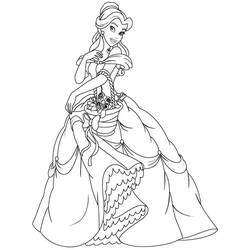 Dibujo La Bella y la Bestia (Películas de Animación) #182152 para imprimir y colorear