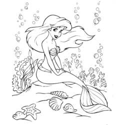 Dibujo para colorear: La Sirenita (Películas de animación) #127269 - Dibujos para Colorear e Imprimir Gratis