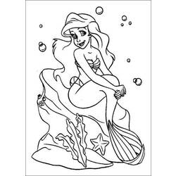 Dibujo para colorear: La Sirenita (Películas de animación) #127290 - Dibujos para Colorear e Imprimir Gratis