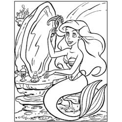 Dibujo para colorear: La Sirenita (Películas de animación) #127305 - Dibujos para Colorear e Imprimir Gratis