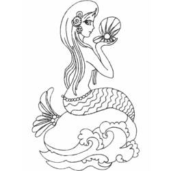 Dibujo para colorear: La Sirenita (Películas de animación) #127325 - Dibujos para Colorear e Imprimir Gratis
