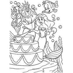 Dibujo para colorear: La Sirenita (Películas de animación) #127406 - Dibujos para Colorear e Imprimir Gratis
