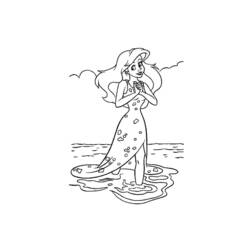 Dibujo para colorear: La Sirenita (Películas de animación) #127439 - Dibujos para Colorear e Imprimir Gratis