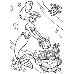 Dibujo para colorear: La Sirenita (Películas de animación) #127452 - Dibujos para Colorear e Imprimir Gratis