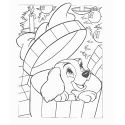 Dibujo Lady y the Tramp (Películas de Animación) #133223 para imprimir y colorear