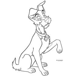 Dibujo Lady y the Tramp (Películas de Animación) #133224 para imprimir y colorear