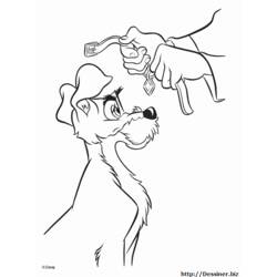 Dibujo Lady y the Tramp (Películas de Animación) #133251 para imprimir y colorear