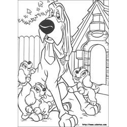 Dibujo Lady y the Tramp (Películas de Animación) #133263 para imprimir y colorear