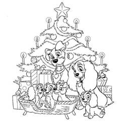 Dibujo Lady y the Tramp (Películas de Animación) #133321 para imprimir y colorear