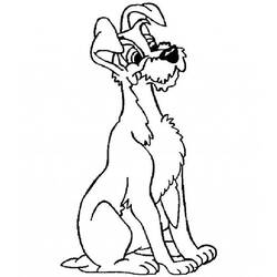 Dibujo Lady y the Tramp (Películas de Animación) #133349 para imprimir y colorear